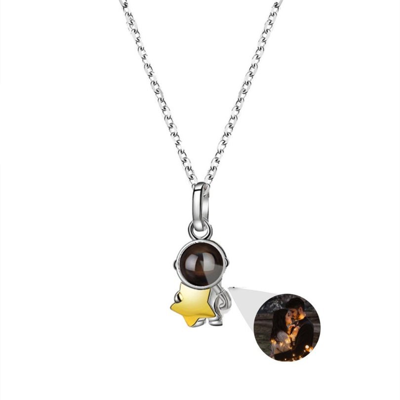 Collar Astronauta (Plata 925) 🧑🏻🚀🚀 Photobracelet™ - photobraceletchile